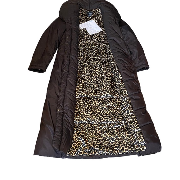 Dennis Bossa Small Brown Long Coat NWT - Picture 14 of 16